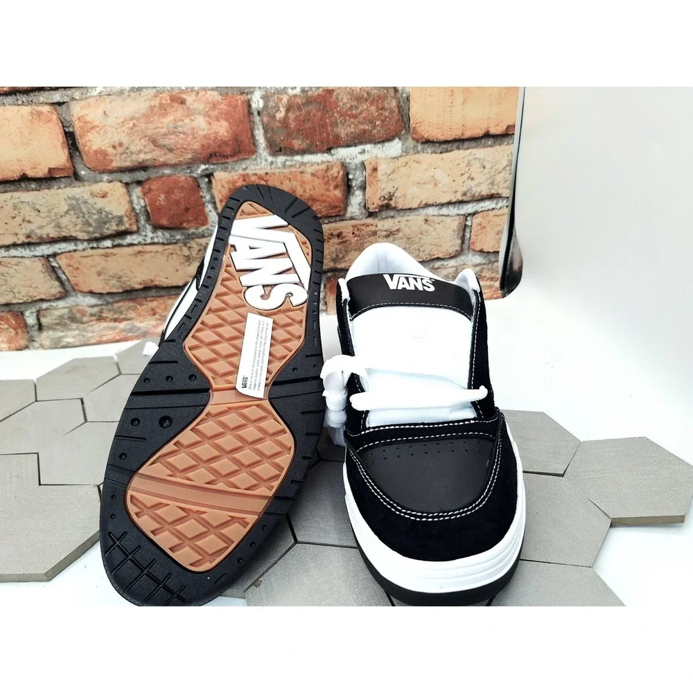 VANS Hylane Black White Men Sz 10.5 Chunky Skate Sneaker Old Skool Knu - Picture 6 of 12